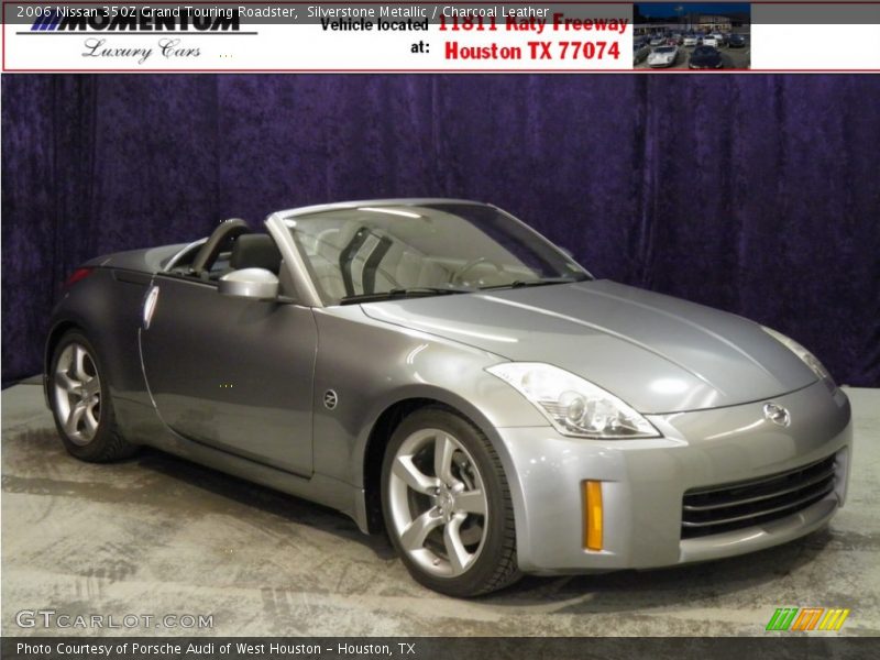 Silverstone Metallic / Charcoal Leather 2006 Nissan 350Z Grand Touring Roadster