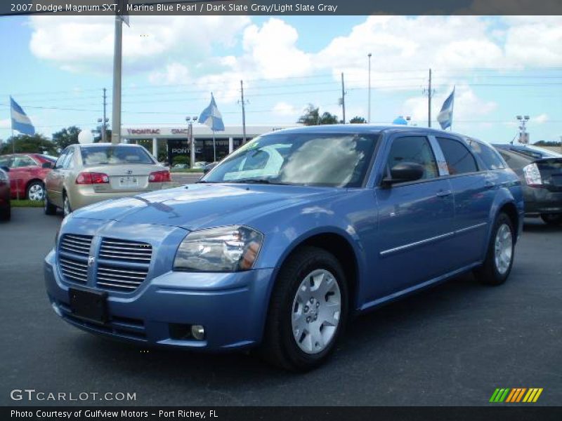 Marine Blue Pearl / Dark Slate Gray/Light Slate Gray 2007 Dodge Magnum SXT