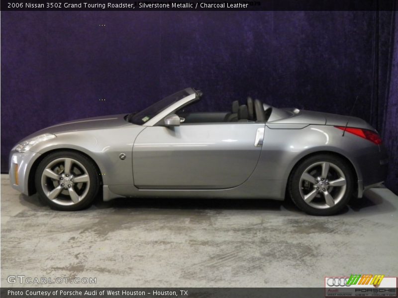 Silverstone Metallic / Charcoal Leather 2006 Nissan 350Z Grand Touring Roadster