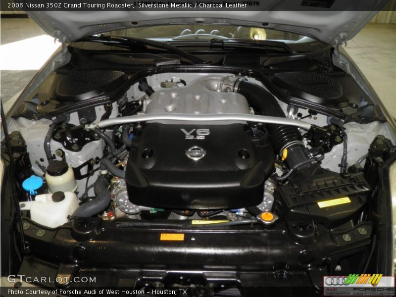 Silverstone Metallic / Charcoal Leather 2006 Nissan 350Z Grand Touring Roadster