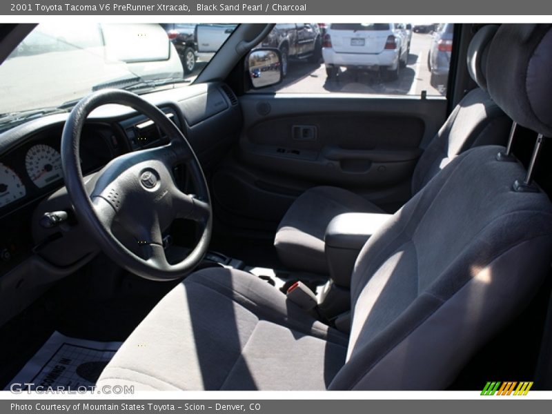 Black Sand Pearl / Charcoal 2001 Toyota Tacoma V6 PreRunner Xtracab