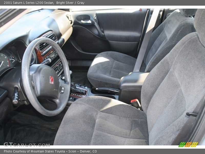 Bright Silver / Gray 2001 Saturn L Series L200 Sedan