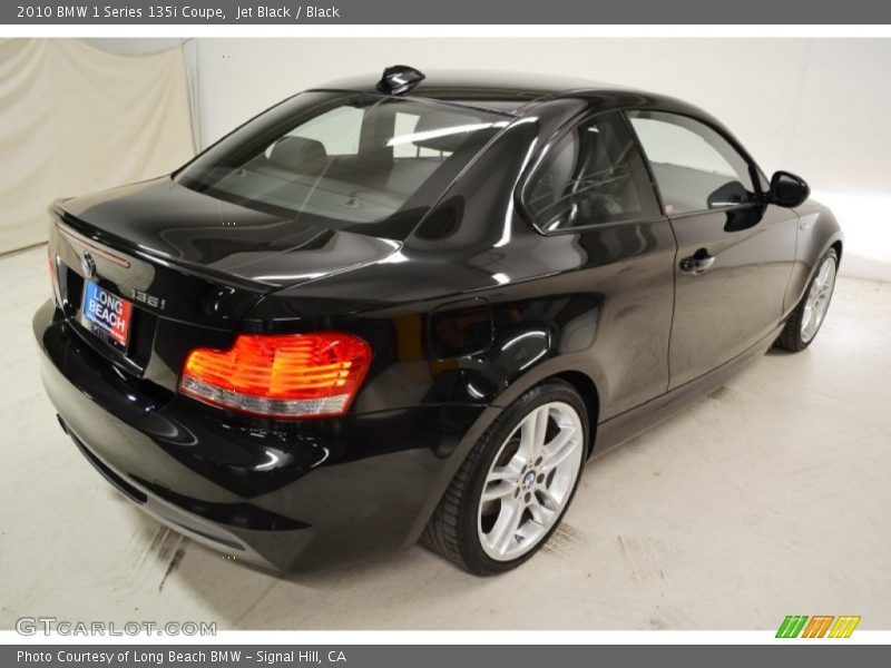 Jet Black / Black 2010 BMW 1 Series 135i Coupe