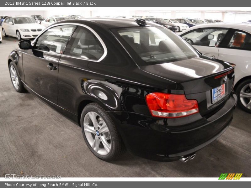 Jet Black / Black 2012 BMW 1 Series 128i Coupe