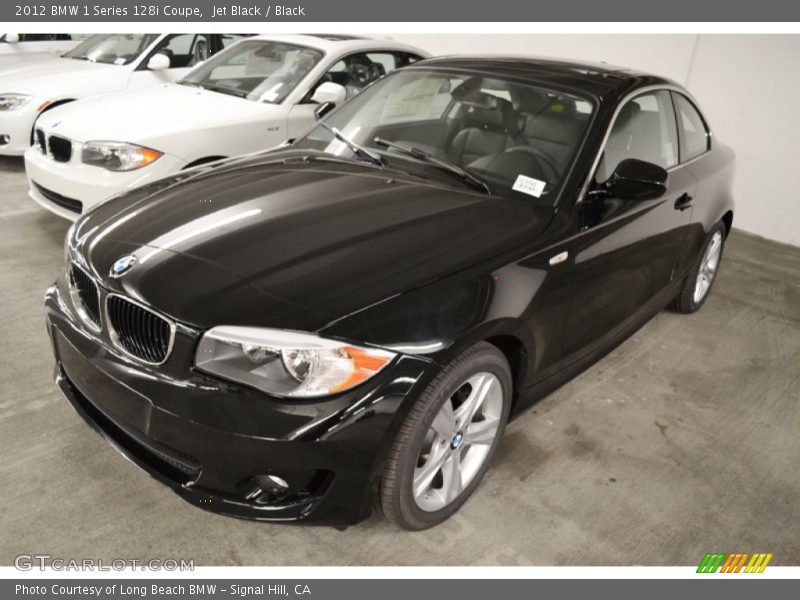 Jet Black / Black 2012 BMW 1 Series 128i Coupe