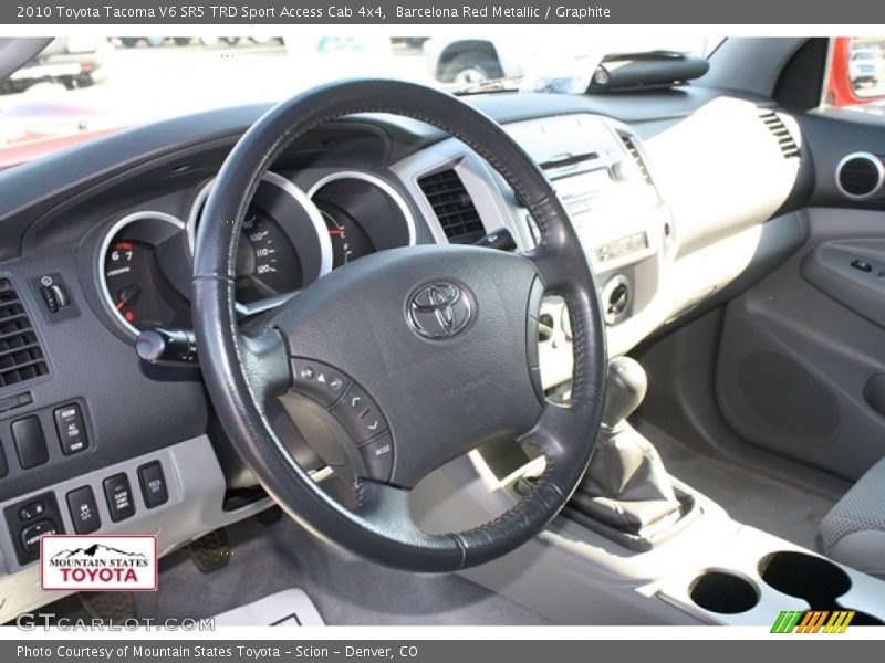 Barcelona Red Metallic / Graphite 2010 Toyota Tacoma V6 SR5 TRD Sport Access Cab 4x4