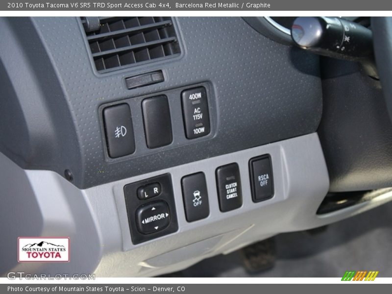 Barcelona Red Metallic / Graphite 2010 Toyota Tacoma V6 SR5 TRD Sport Access Cab 4x4