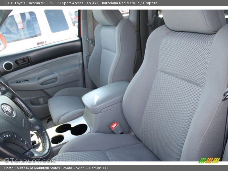 Barcelona Red Metallic / Graphite 2010 Toyota Tacoma V6 SR5 TRD Sport Access Cab 4x4