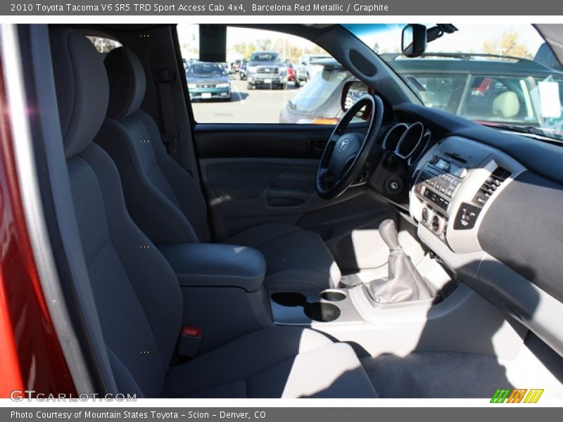 Barcelona Red Metallic / Graphite 2010 Toyota Tacoma V6 SR5 TRD Sport Access Cab 4x4