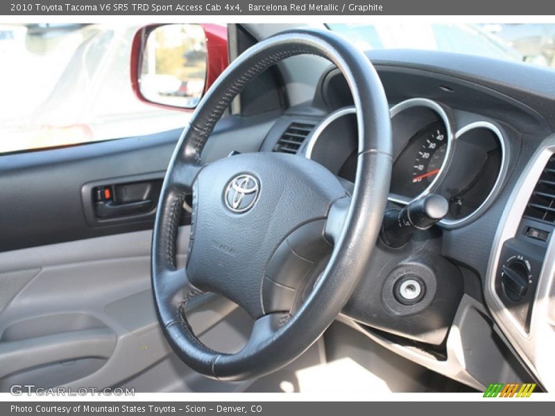 Barcelona Red Metallic / Graphite 2010 Toyota Tacoma V6 SR5 TRD Sport Access Cab 4x4