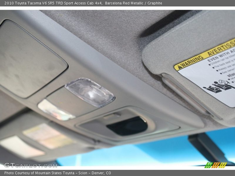 Barcelona Red Metallic / Graphite 2010 Toyota Tacoma V6 SR5 TRD Sport Access Cab 4x4