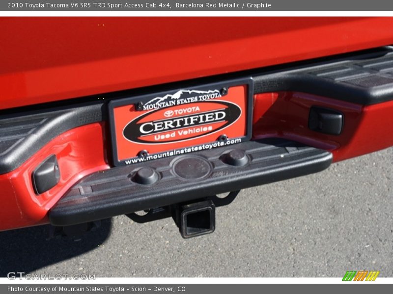 Barcelona Red Metallic / Graphite 2010 Toyota Tacoma V6 SR5 TRD Sport Access Cab 4x4