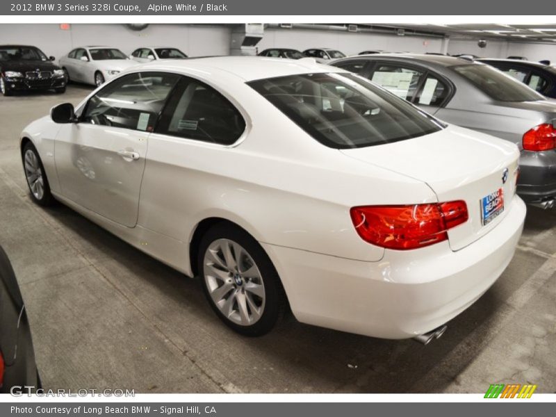 Alpine White / Black 2012 BMW 3 Series 328i Coupe