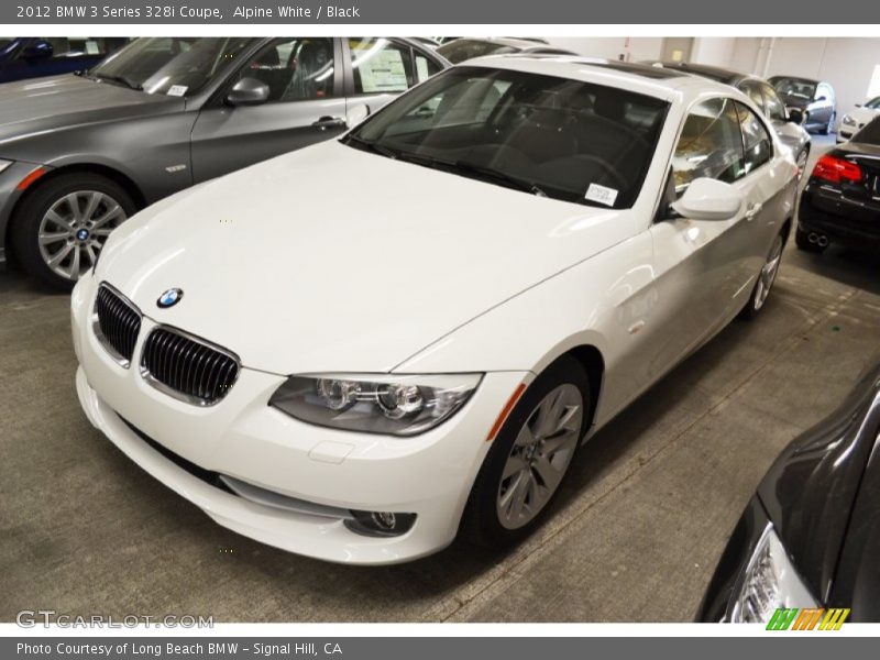 Alpine White / Black 2012 BMW 3 Series 328i Coupe