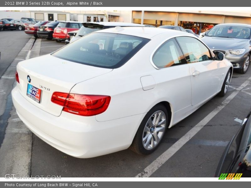 Alpine White / Black 2012 BMW 3 Series 328i Coupe