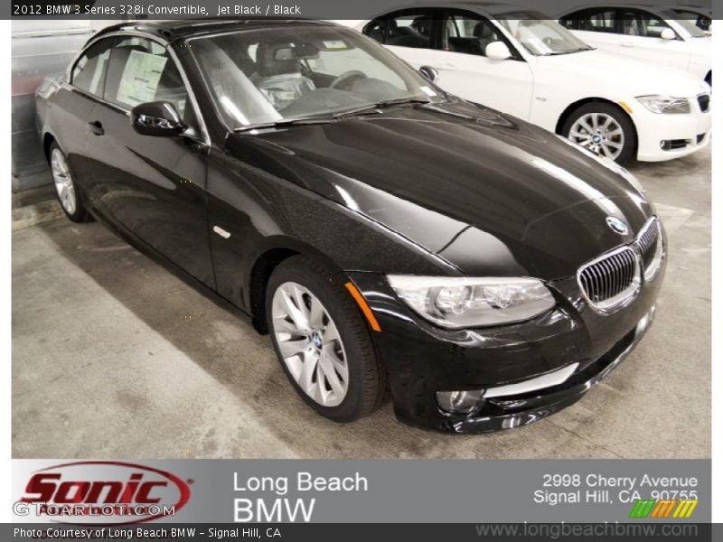 Jet Black / Black 2012 BMW 3 Series 328i Convertible