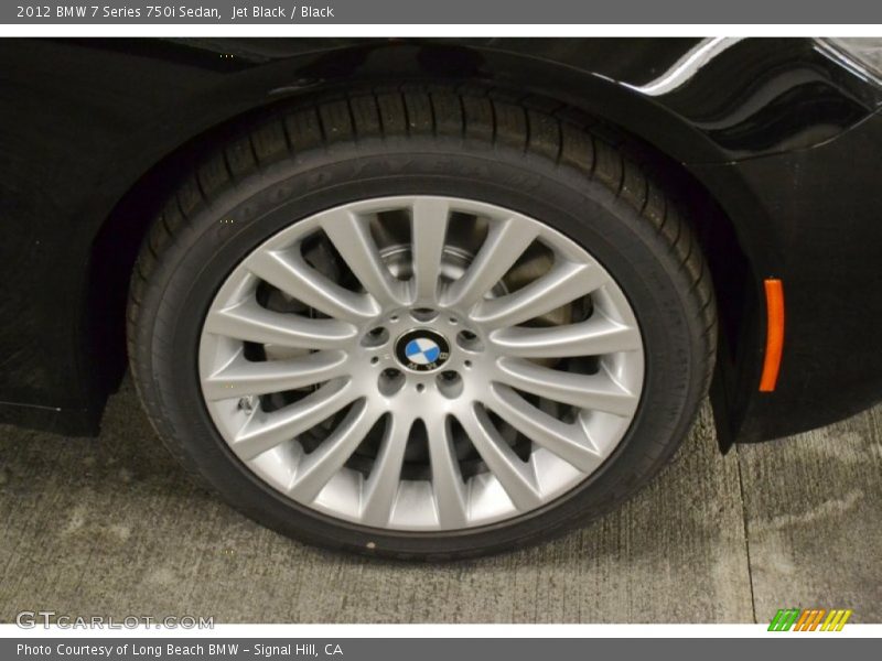 Jet Black / Black 2012 BMW 7 Series 750i Sedan