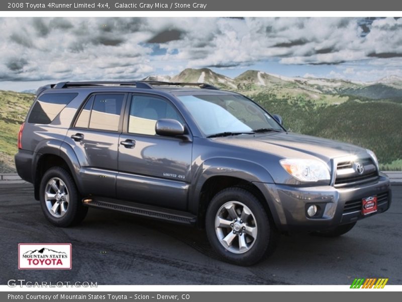 Galactic Gray Mica / Stone Gray 2008 Toyota 4Runner Limited 4x4
