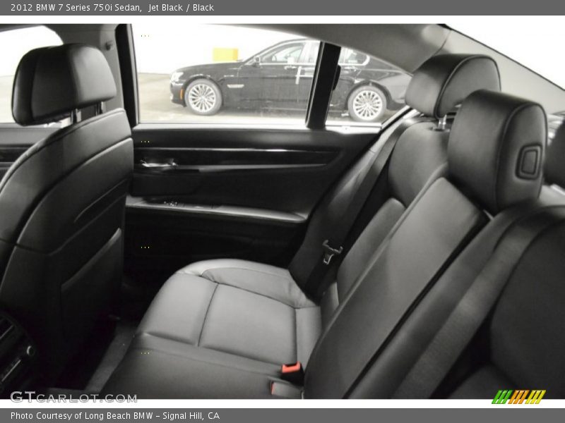 Jet Black / Black 2012 BMW 7 Series 750i Sedan