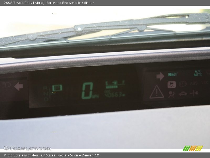 Barcelona Red Metallic / Bisque 2008 Toyota Prius Hybrid