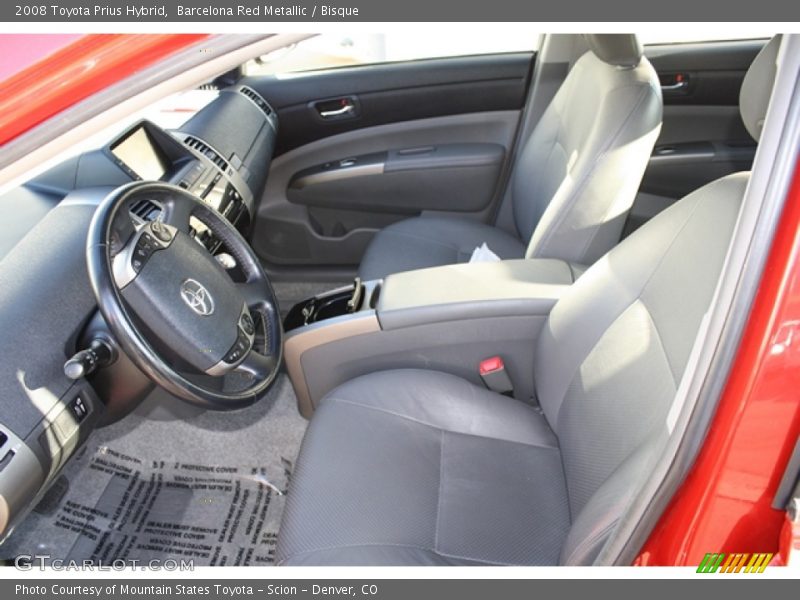 Barcelona Red Metallic / Bisque 2008 Toyota Prius Hybrid