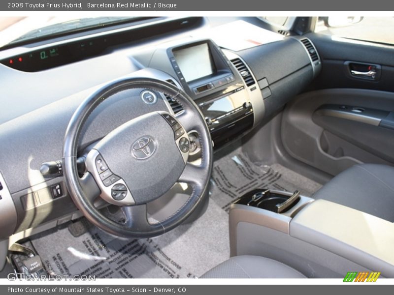 Barcelona Red Metallic / Bisque 2008 Toyota Prius Hybrid
