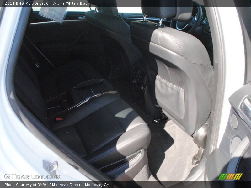 Alpine White / Black 2011 BMW X6 xDrive50i