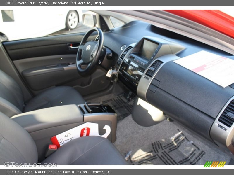 Barcelona Red Metallic / Bisque 2008 Toyota Prius Hybrid