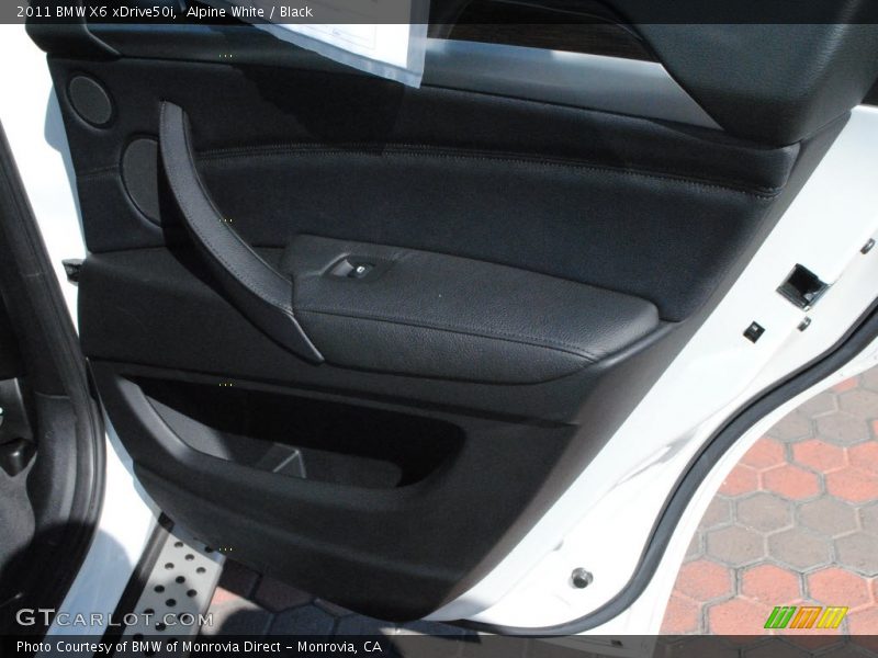 Alpine White / Black 2011 BMW X6 xDrive50i