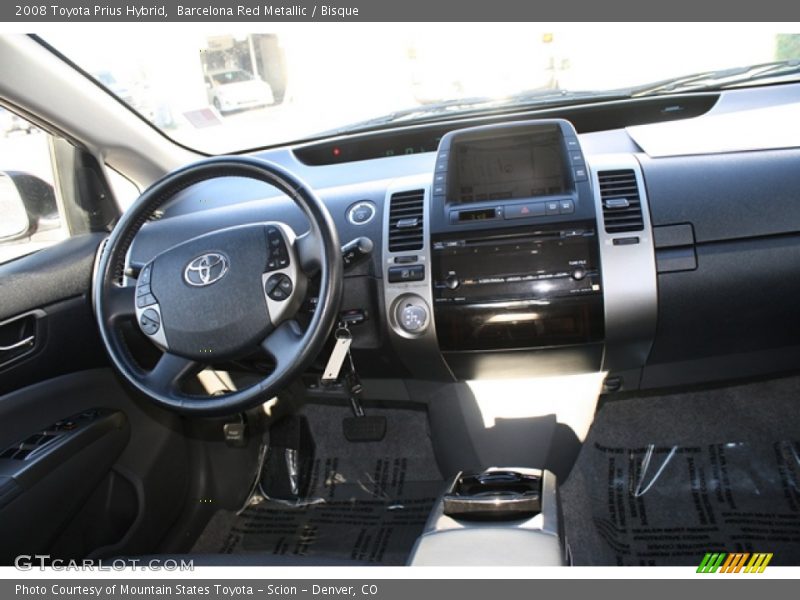 Barcelona Red Metallic / Bisque 2008 Toyota Prius Hybrid