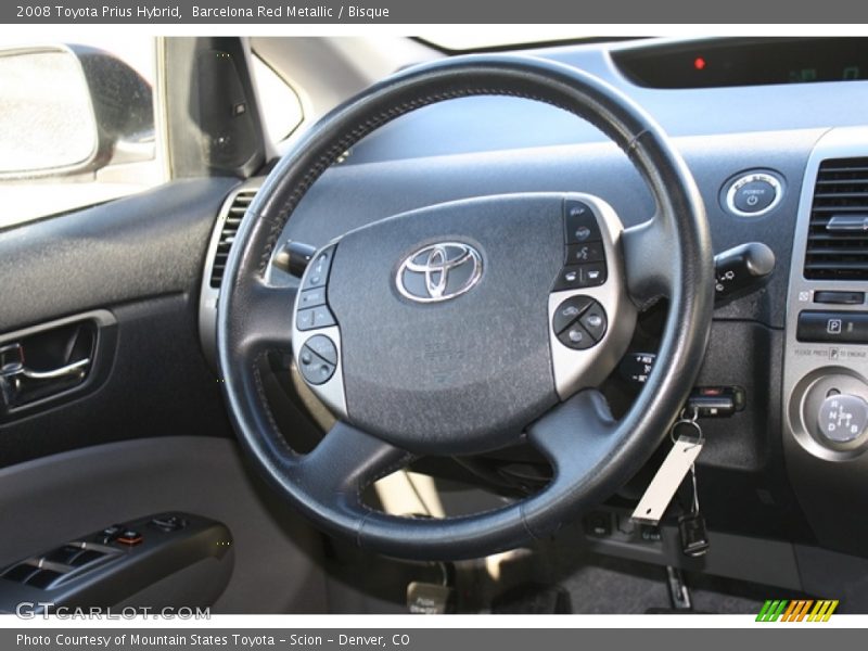 Barcelona Red Metallic / Bisque 2008 Toyota Prius Hybrid