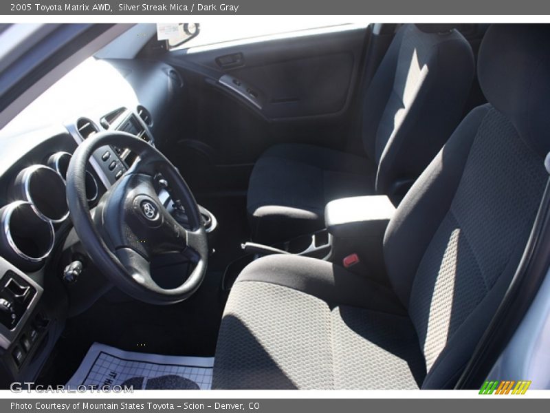 Silver Streak Mica / Dark Gray 2005 Toyota Matrix AWD