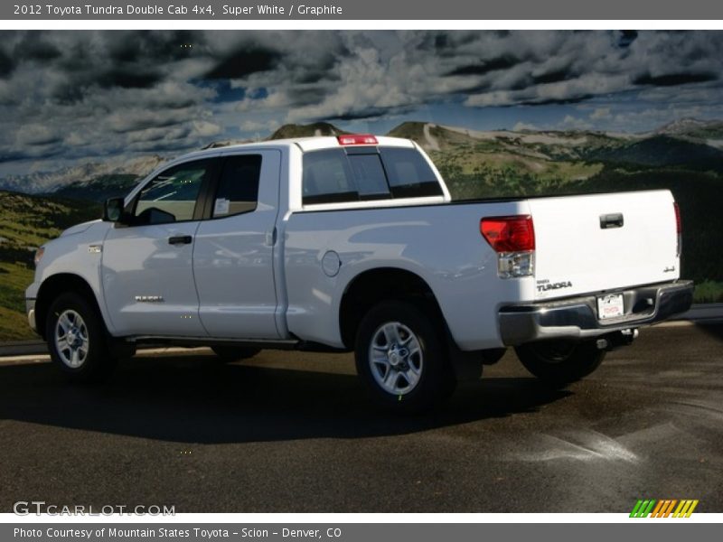 Super White / Graphite 2012 Toyota Tundra Double Cab 4x4