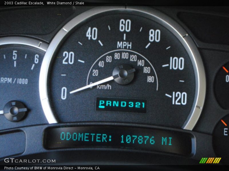 White Diamond / Shale 2003 Cadillac Escalade