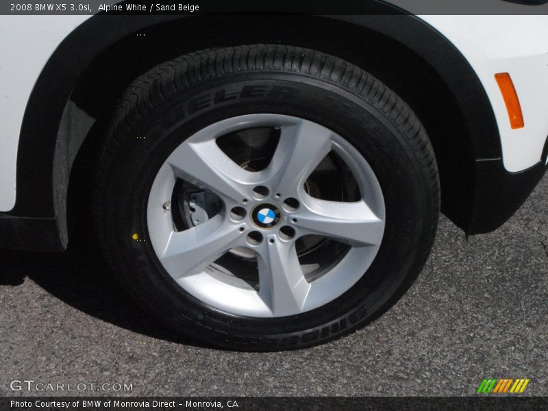 Alpine White / Sand Beige 2008 BMW X5 3.0si