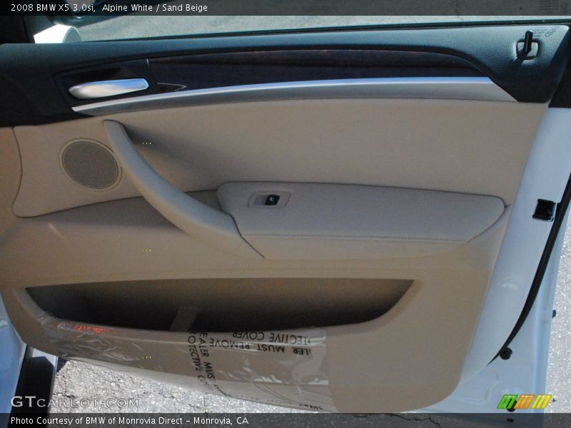 Alpine White / Sand Beige 2008 BMW X5 3.0si