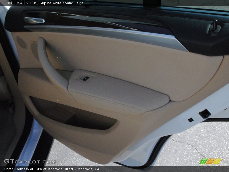 Alpine White / Sand Beige 2008 BMW X5 3.0si