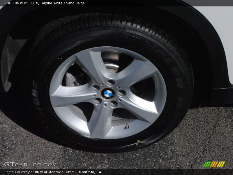 Alpine White / Sand Beige 2008 BMW X5 3.0si