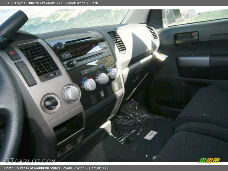 Super White / Black 2012 Toyota Tundra CrewMax 4x4