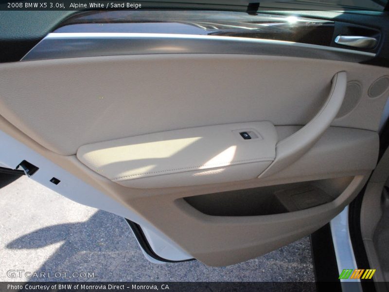 Alpine White / Sand Beige 2008 BMW X5 3.0si