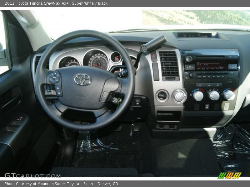 Super White / Black 2012 Toyota Tundra CrewMax 4x4