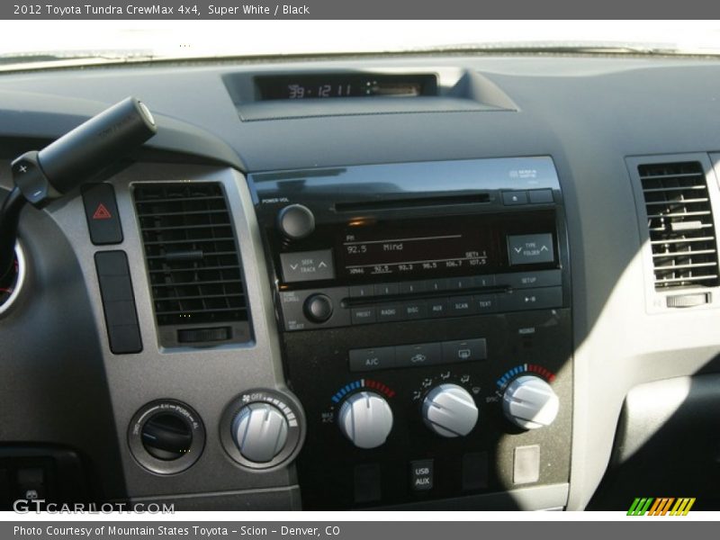 Super White / Black 2012 Toyota Tundra CrewMax 4x4