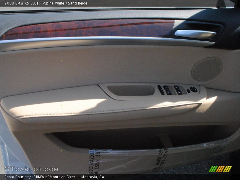 Alpine White / Sand Beige 2008 BMW X5 3.0si