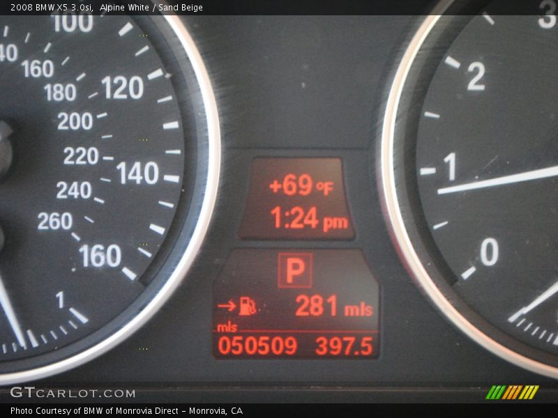 Alpine White / Sand Beige 2008 BMW X5 3.0si