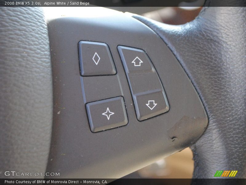 Alpine White / Sand Beige 2008 BMW X5 3.0si