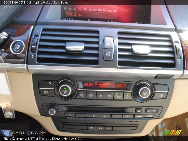 Alpine White / Sand Beige 2008 BMW X5 3.0si