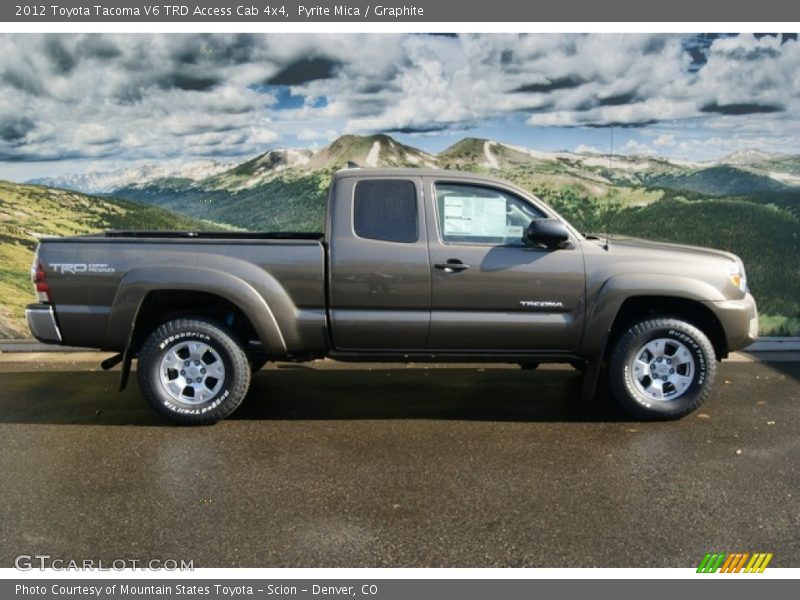 Pyrite Mica / Graphite 2012 Toyota Tacoma V6 TRD Access Cab 4x4