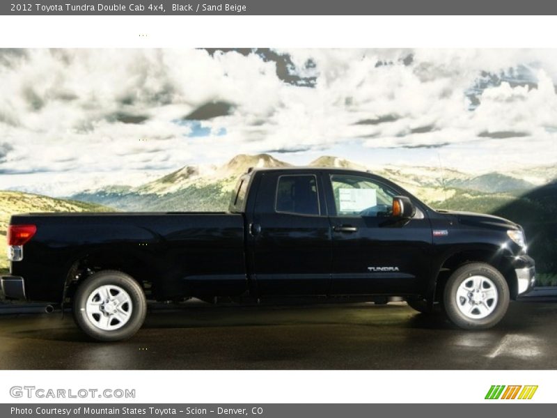 Black / Sand Beige 2012 Toyota Tundra Double Cab 4x4