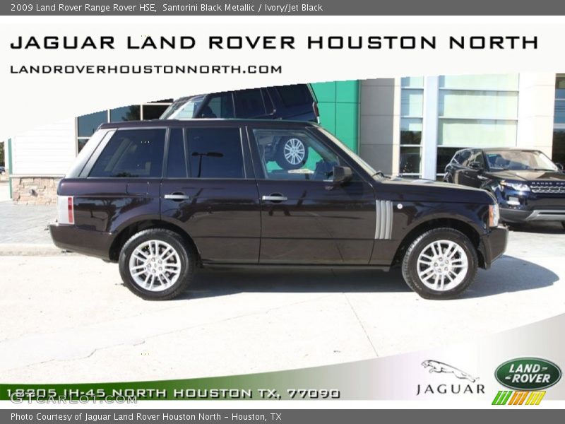 Santorini Black Metallic / Ivory/Jet Black 2009 Land Rover Range Rover HSE