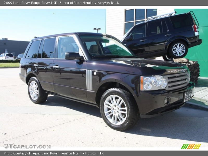 Santorini Black Metallic / Ivory/Jet Black 2009 Land Rover Range Rover HSE